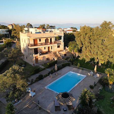 Seaside "Stone & Light Villa Ii" Close To Aegina City Khloi Exteriér fotografie